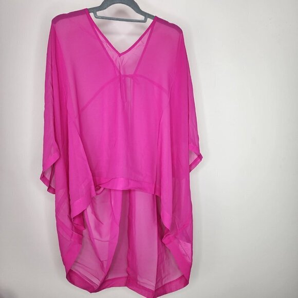 NWT L'Agent by Agent Provocateur Rosana Swim Beach Coverup Pink One Size - Picture 12 of 15